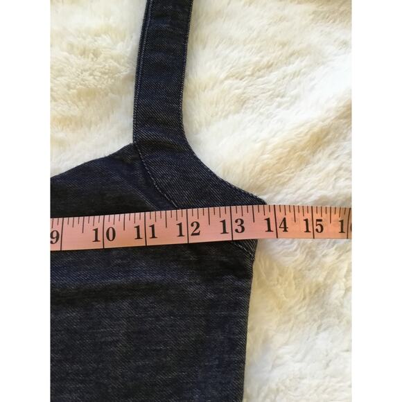 BeBop Blue Denim V-Neck Sleeveless Dress - Picture 8 of 13